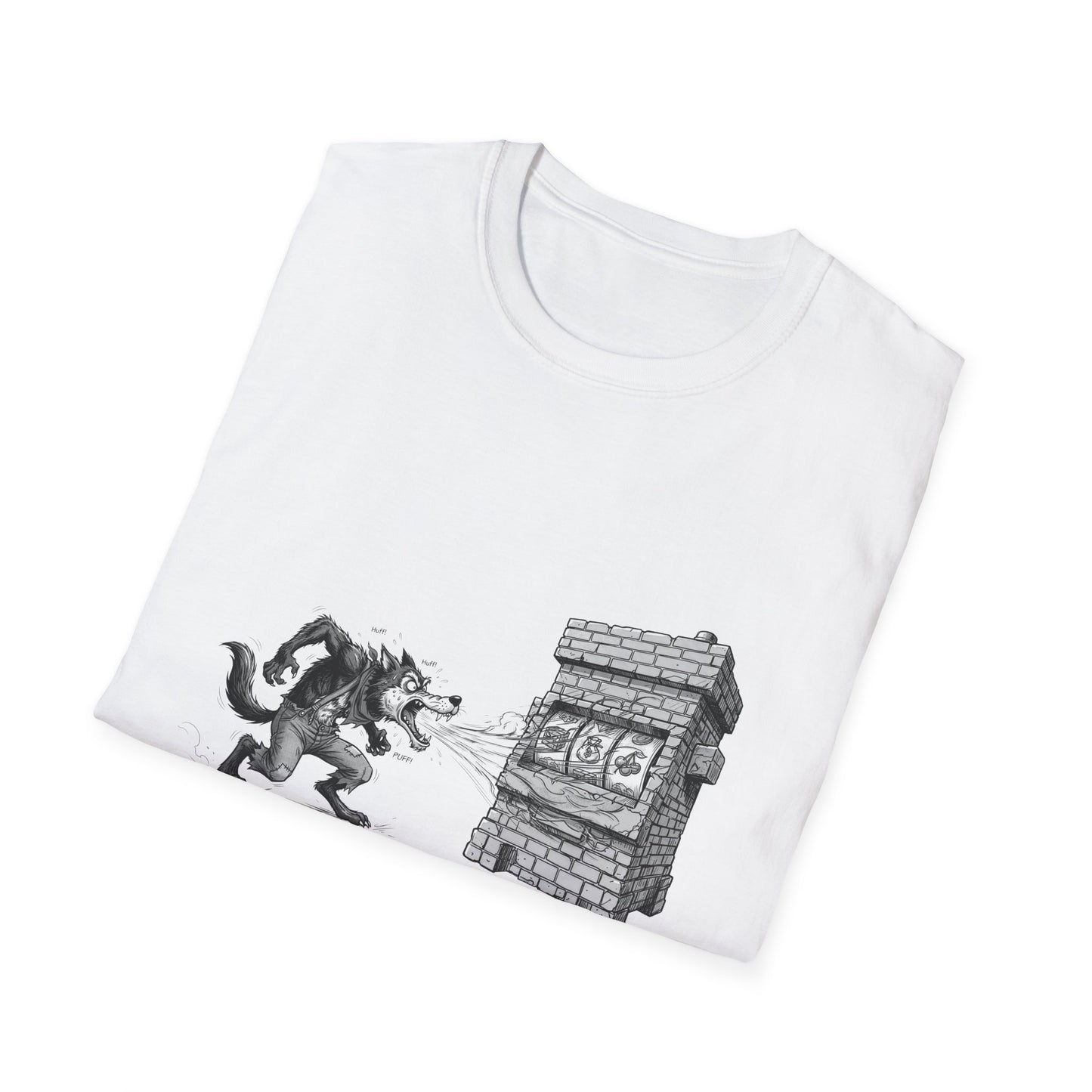 Big Bad Wolf Graphic Tee | Casino Gambling T-Shirt