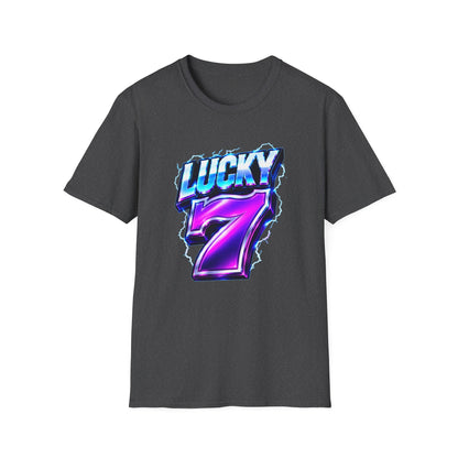 Lucky Lightning 7 Graphic Tee | Casino Gambling T-Shirt