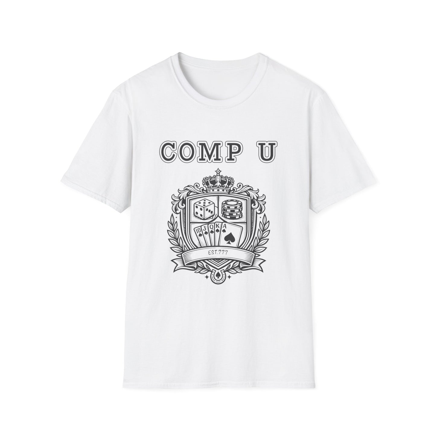School Crest Comp U | Casino Gambling Light T-Shirt