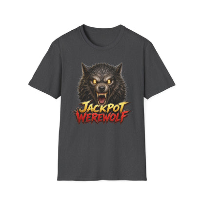 Jackpot Werewolf Graphic Tee | Casino Gambling T-Shirt
