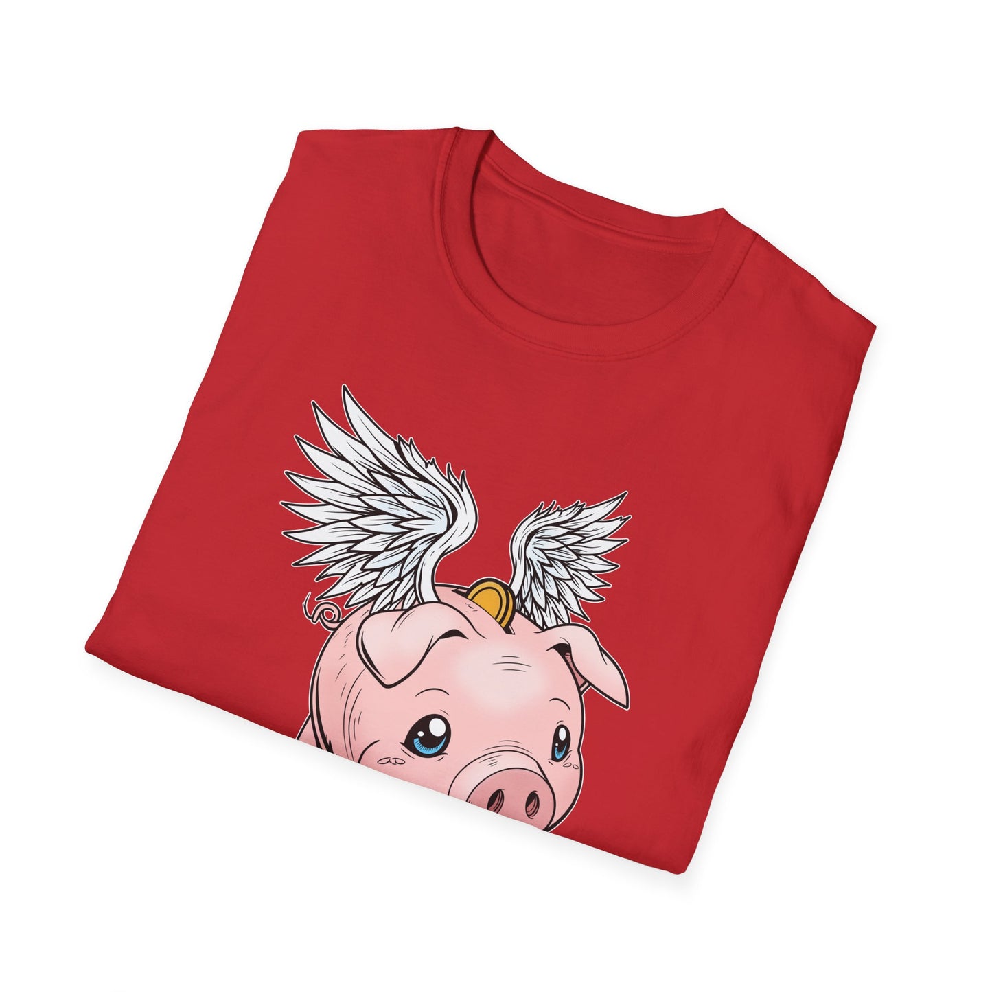 Flying Piggy Bank | Casino Gambling T-Shirt