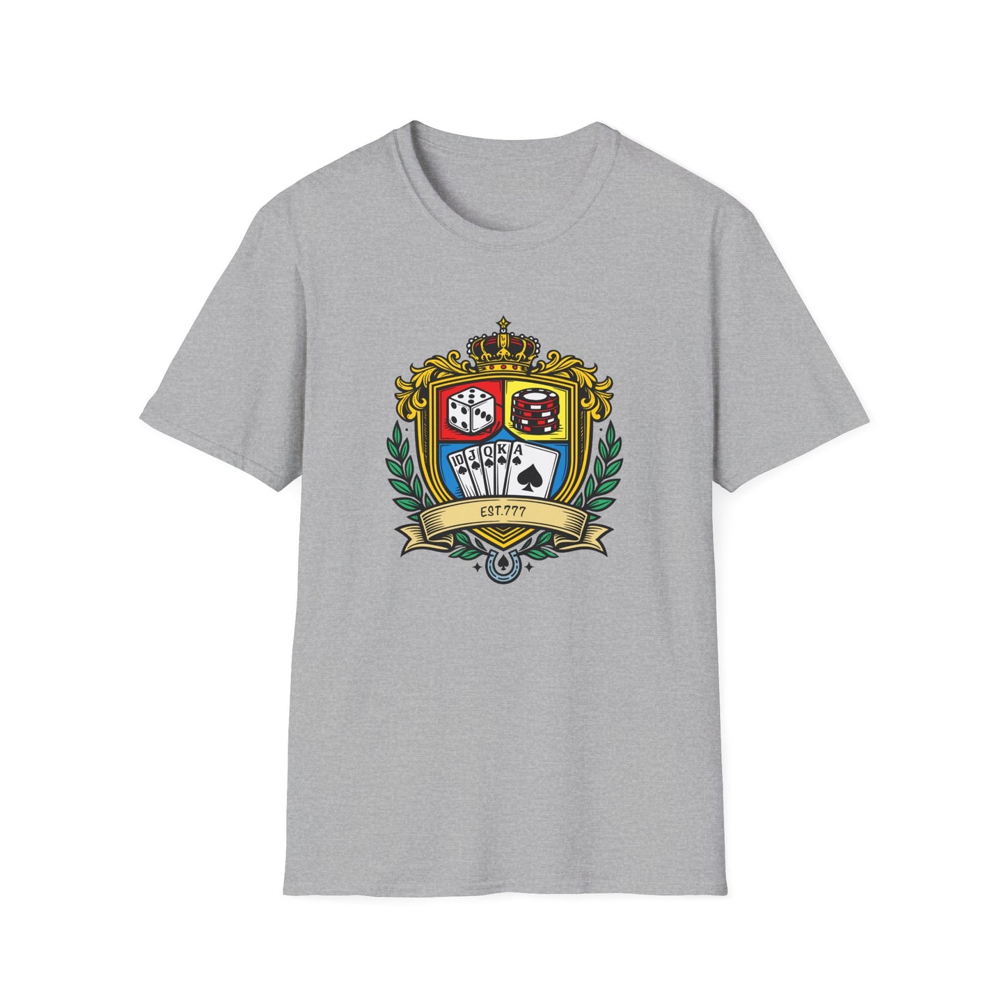 Gambler's Crest | Casino Gambling T-Shirt