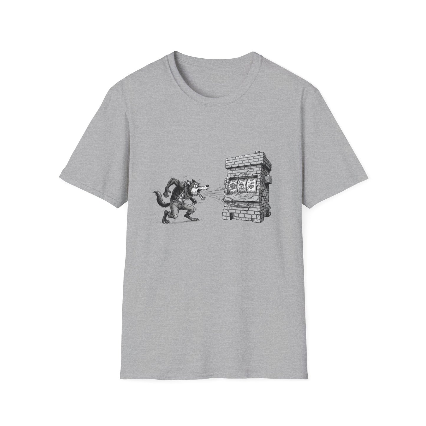 Big Bad Wolf Graphic Tee | Casino Gambling T-Shirt
