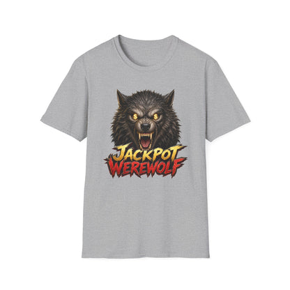 Jackpot Werewolf Graphic Tee | Casino Gambling T-Shirt