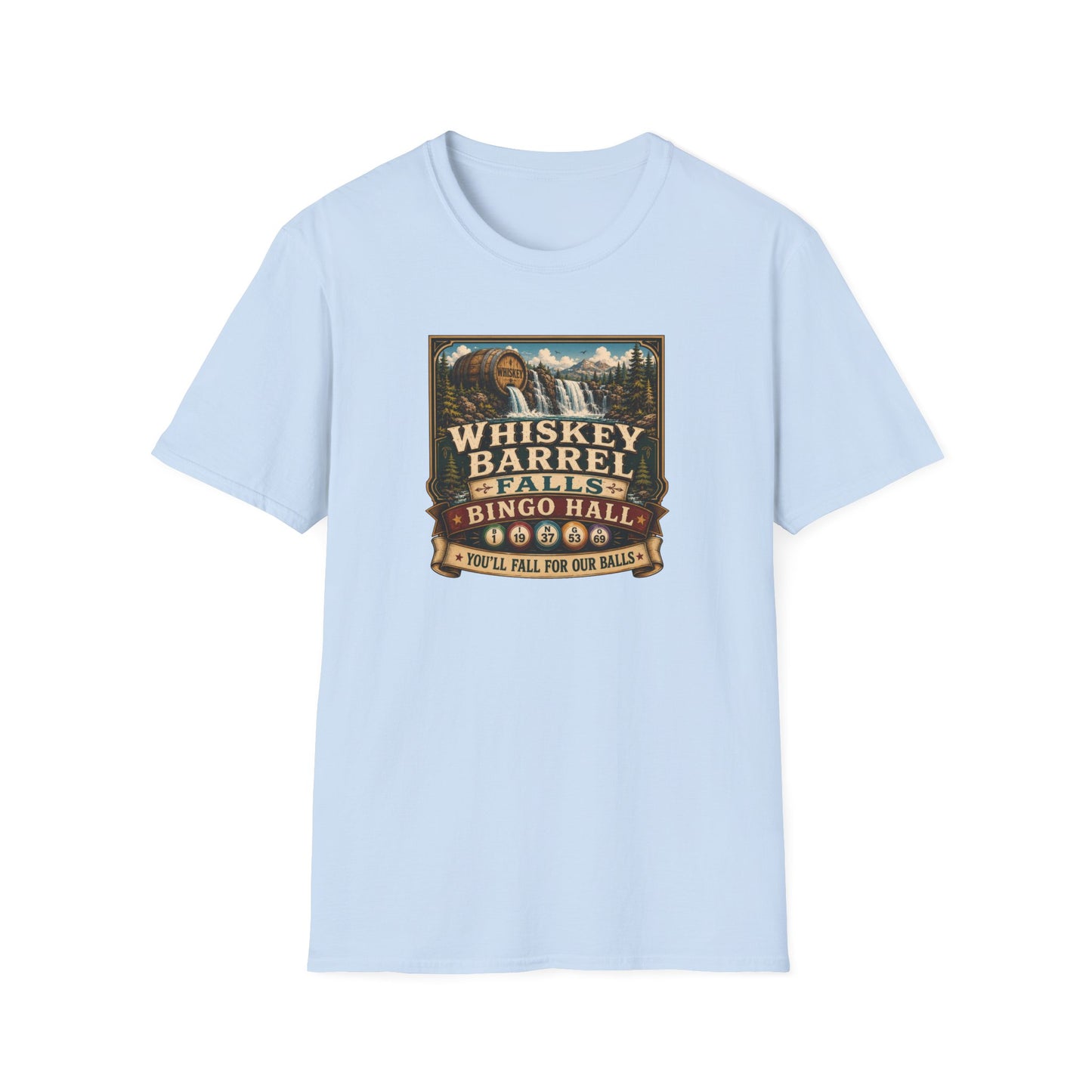 Whiskey Barrel Falls Bingo Hall Vintage Tee