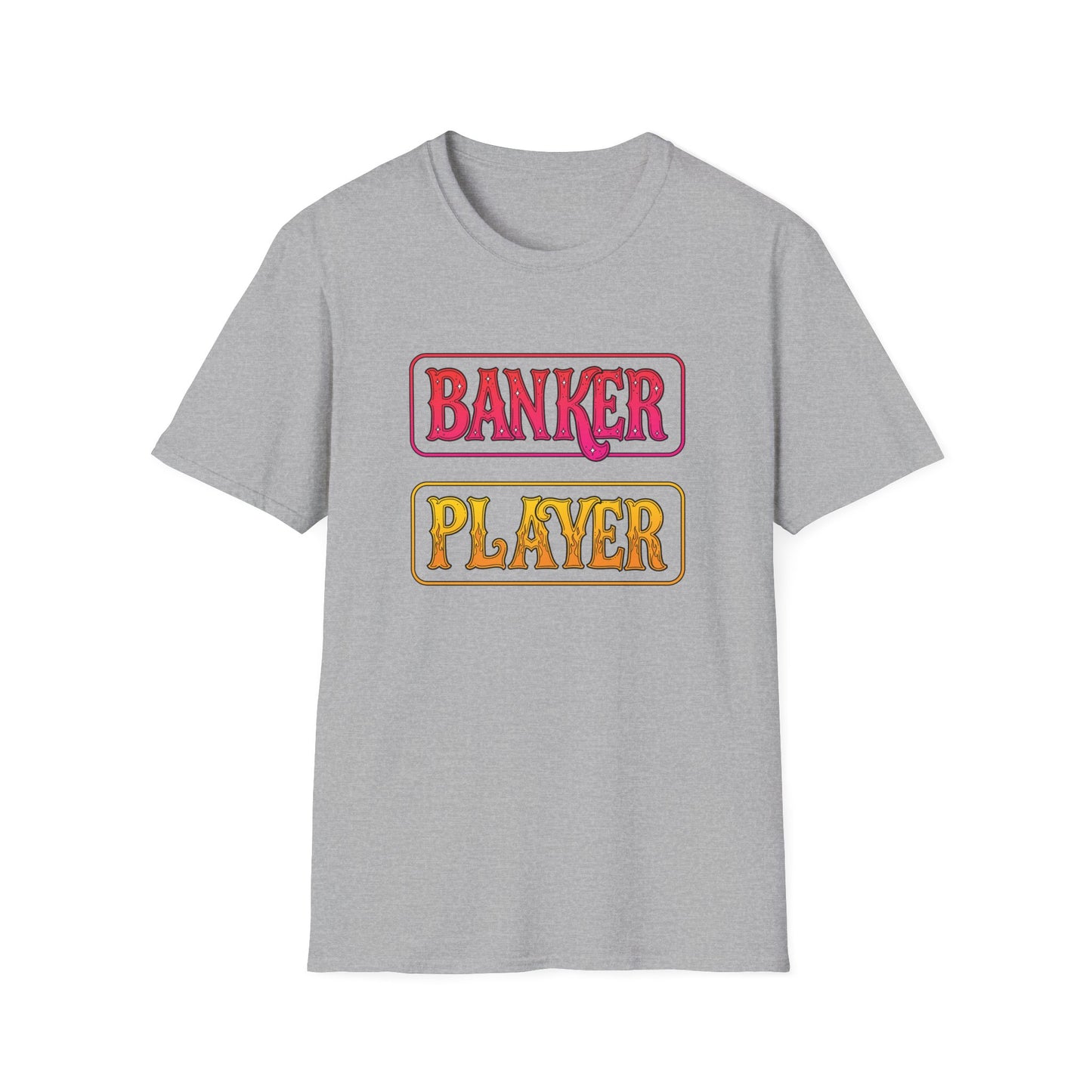 Banker Player Baccarat | Casino Gambling T-Shirt