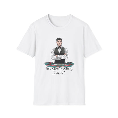 You Feeling Lucky? Dealer Graphic Tee | Casino Gambling T-Shirt