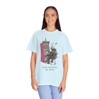 Slot Warrior On Duty Casino Gambling T-Shirt