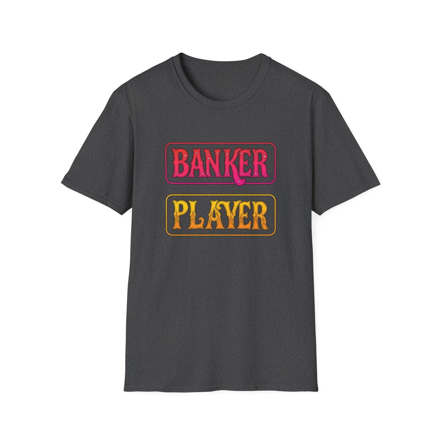 Banker Player Baccarat | Casino Gambling T-Shirt