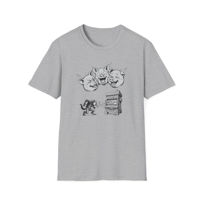 Laughing Pigs Graphic Tee | Casino Gambling T-Shirt