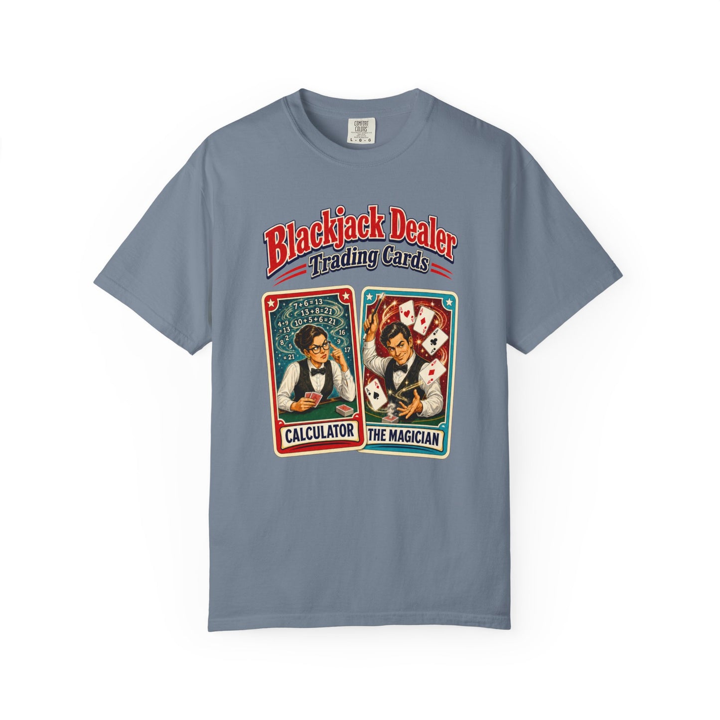Blackjack Dealer Trading Cards - Calculator & The Magician