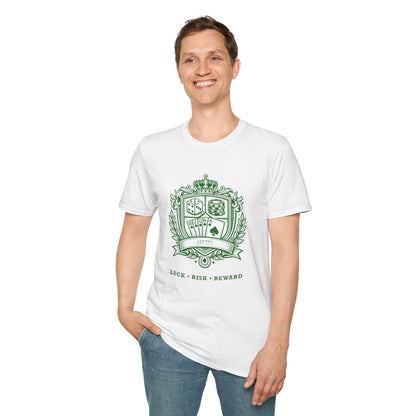 Gambler's Crest | Casino Gambling Simple T-Shirt