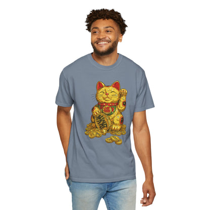 Lucky Maneki Neko Unisex Casino Gambling T-Shirt