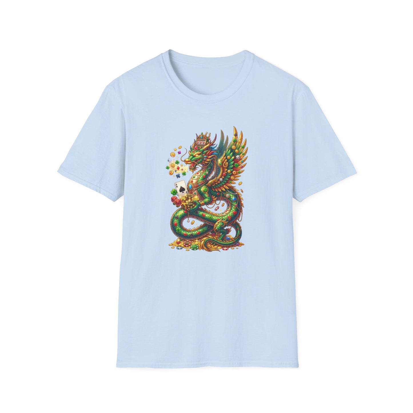 Lucky Dragon Graphic Tee | Casino Gambling T-Shirt