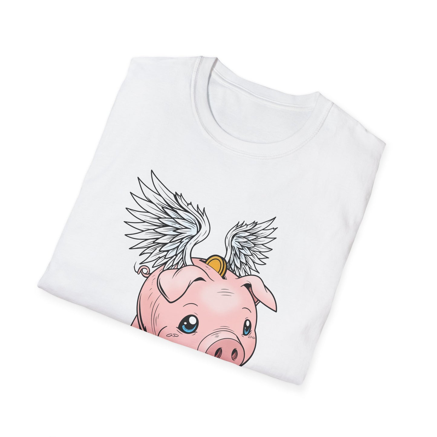 Flying Piggy Bank | Casino Gambling T-Shirt