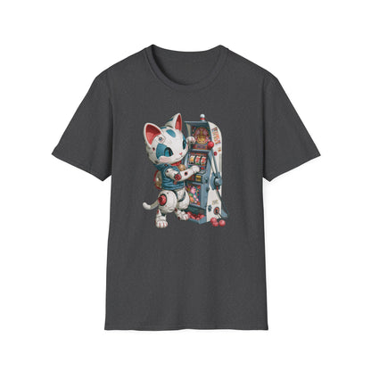 Robo Lucky Cat Graphic Tee | Casino Gambling T-Shirt