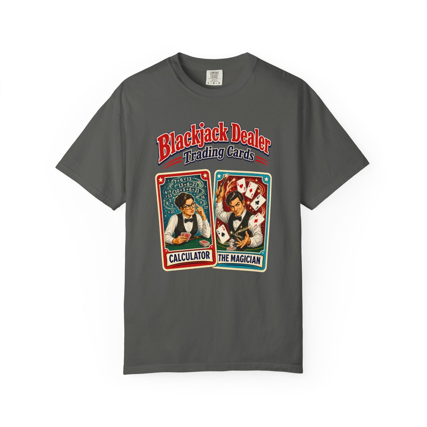 Blackjack Dealer Trading Cards - Calculator & The Magician