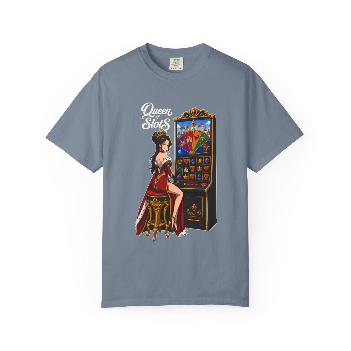 Queen of Slots Retro Pin-Up T-Shirt