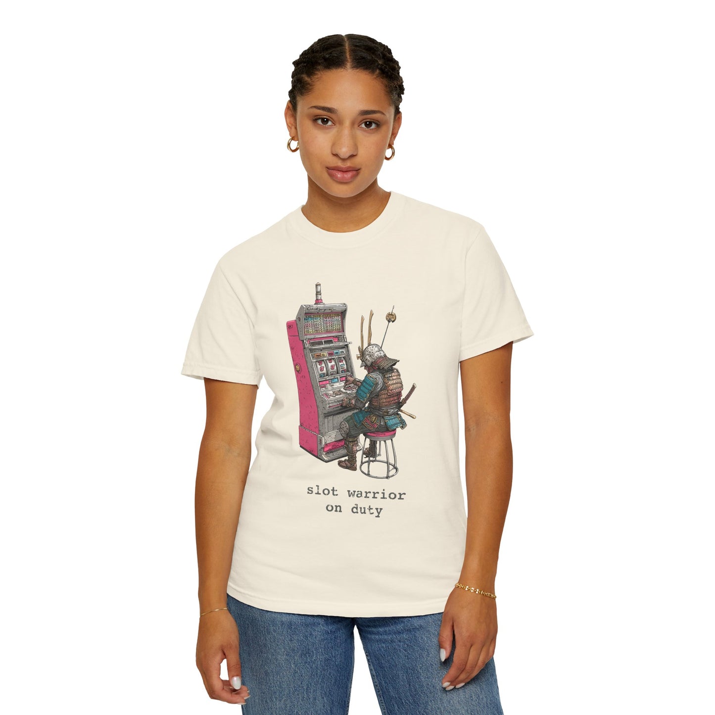 Slot Warrior On Duty Casino Gambling T-Shirt