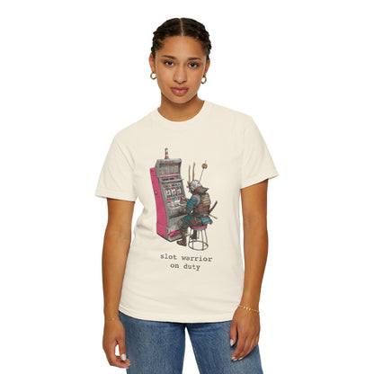 Slot Warrior On Duty Casino Gambling T-Shirt