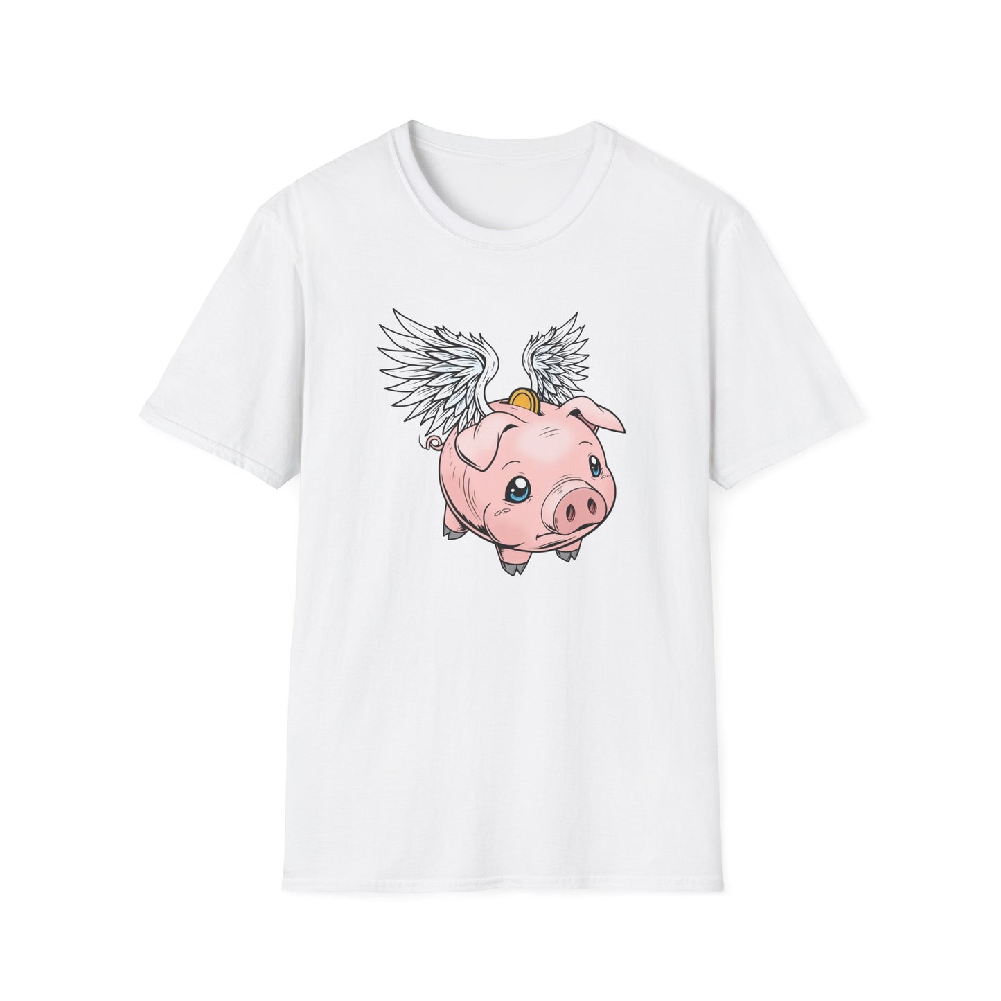 Flying Piggy Bank | Casino Gambling T-Shirt