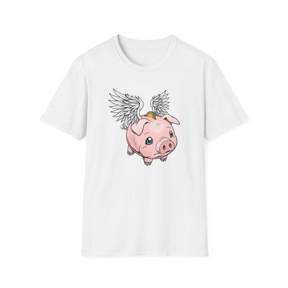 Flying Piggy Bank | Casino Gambling T-Shirt