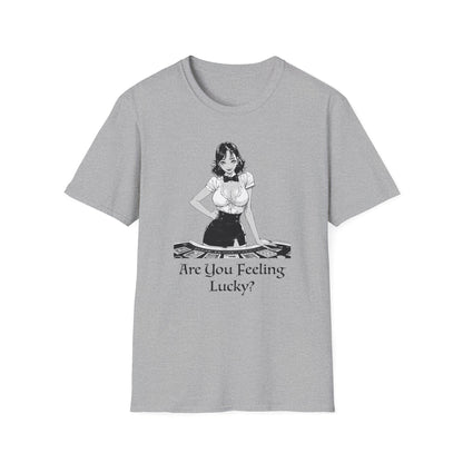 You Feeling Lucky? Simple Graphic Tee | Casino Gambling T-Shirt