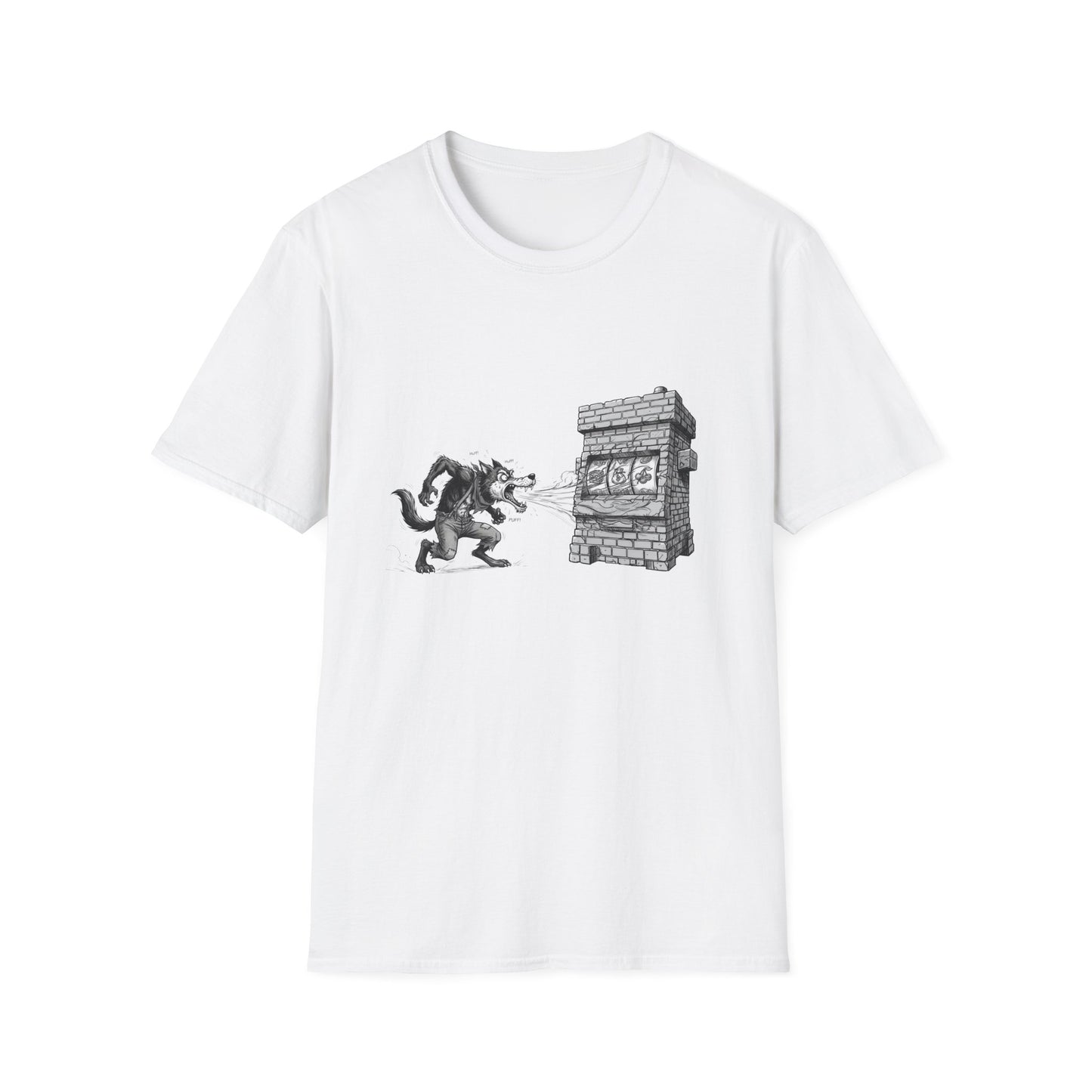 Big Bad Wolf Graphic Tee | Casino Gambling T-Shirt