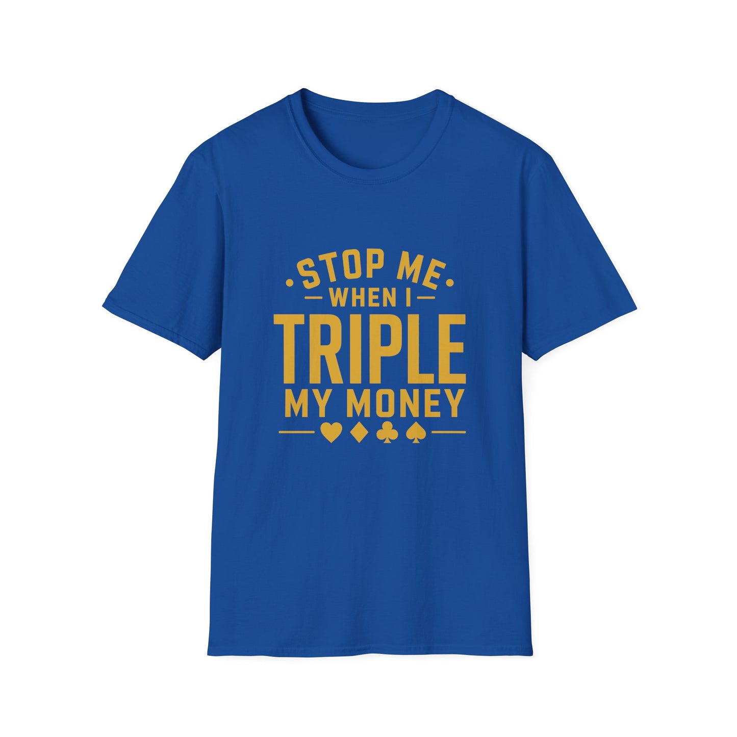 Triple My Money | Casino Gambling Dark T-Shirt