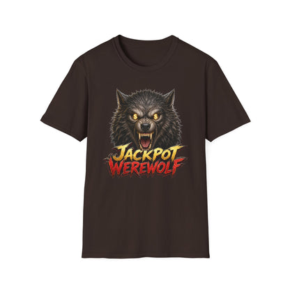 Jackpot Werewolf Graphic Tee | Casino Gambling T-Shirt
