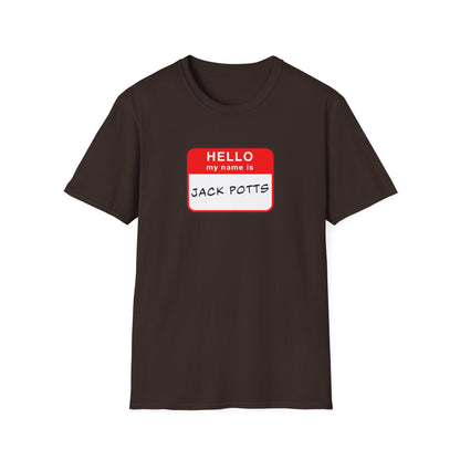 Jack Potts Name Tag | Casino Gambling T-Shirt