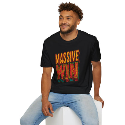 Massive Win Graphic Tee | Casino Gambling T-Shirt