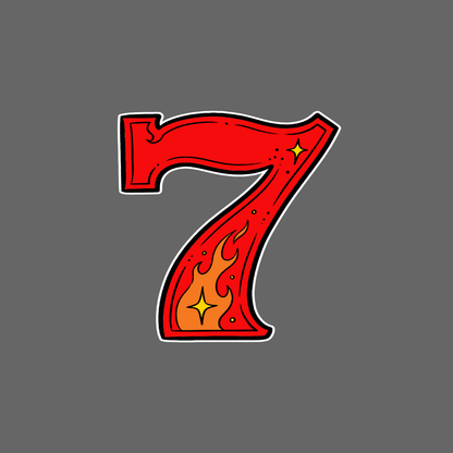 Lucky Number 7 | Casino Gambling T-Shirt