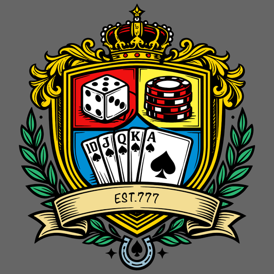 Gambler's Crest | Casino Gambling T-Shirt