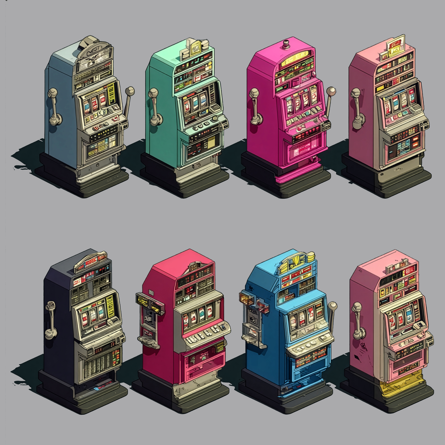 Retro Slot Machines | Casino Gambling T-Shirt