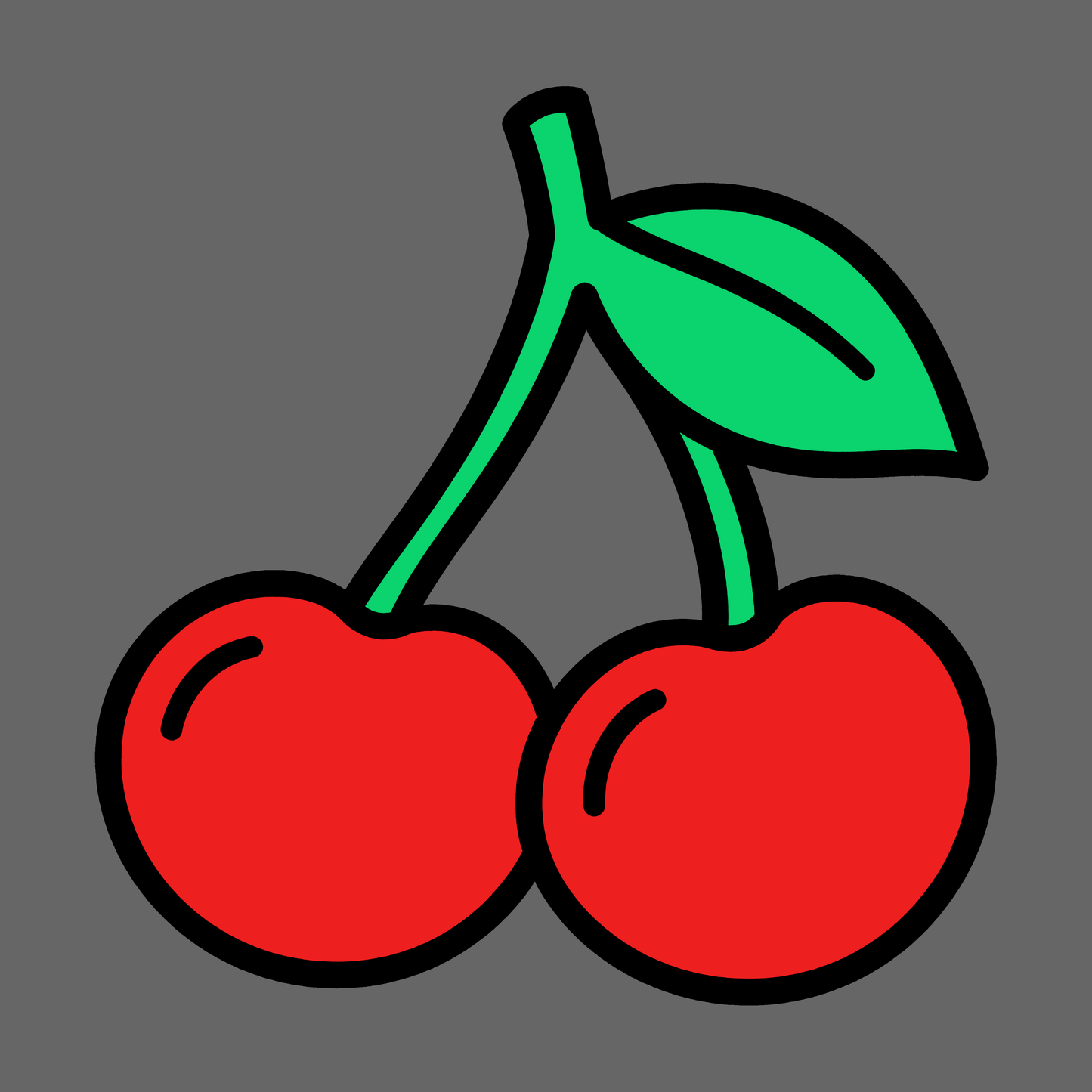 Cherry Graphic Tee | Casino Gambling Tee