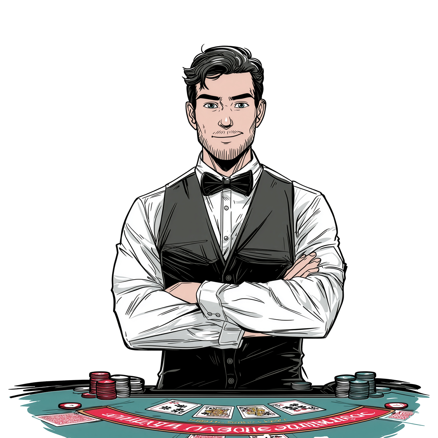 You Feeling Lucky? Dealer Graphic Tee | Casino Gambling T-Shirt