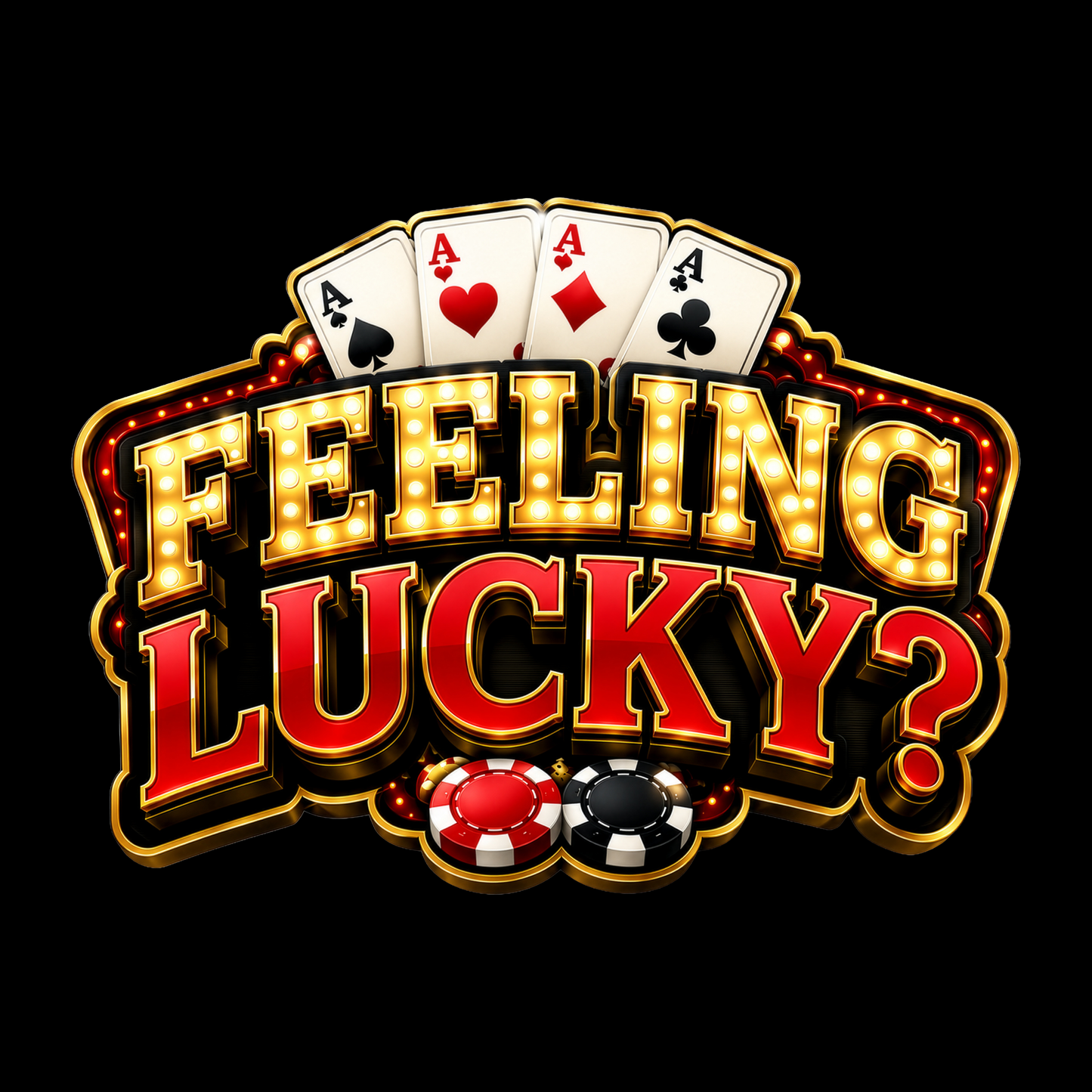 Feeling Lucky at the Tables | Casino Gambling T-Shirt