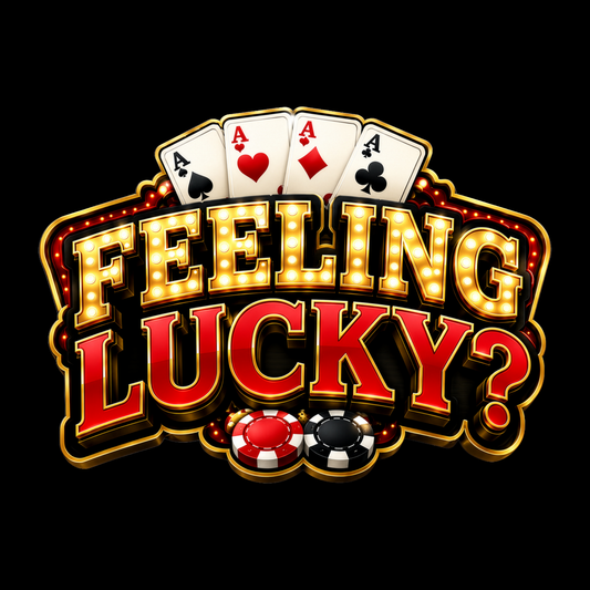 Feeling Lucky at the Tables | Casino Gambling T-Shirt