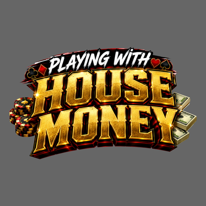 Playing With House Money Graphic Tee | Casino Gambling T-Shirt