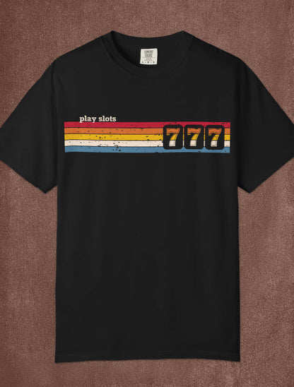 Play Slots Vintage Style Tee
