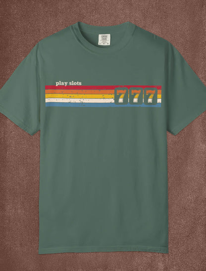 Play Slots Vintage Style Tee