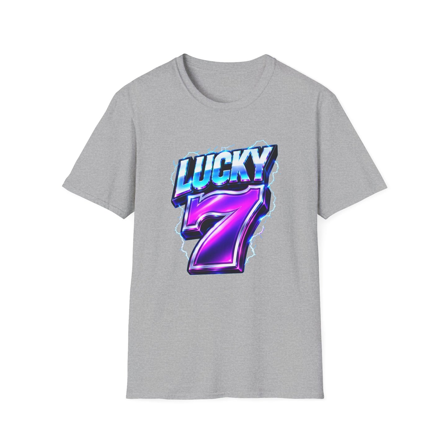 Lucky Lightning 7 Graphic Tee | Casino Gambling T-Shirt