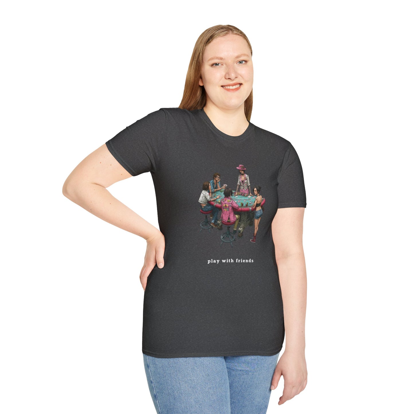 Play With Friends | Casino Gambling T-Shirt