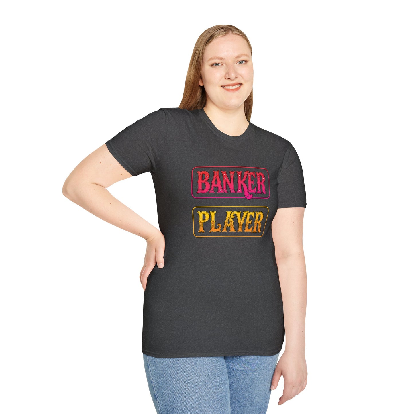 Banker Player Baccarat | Casino Gambling T-Shirt