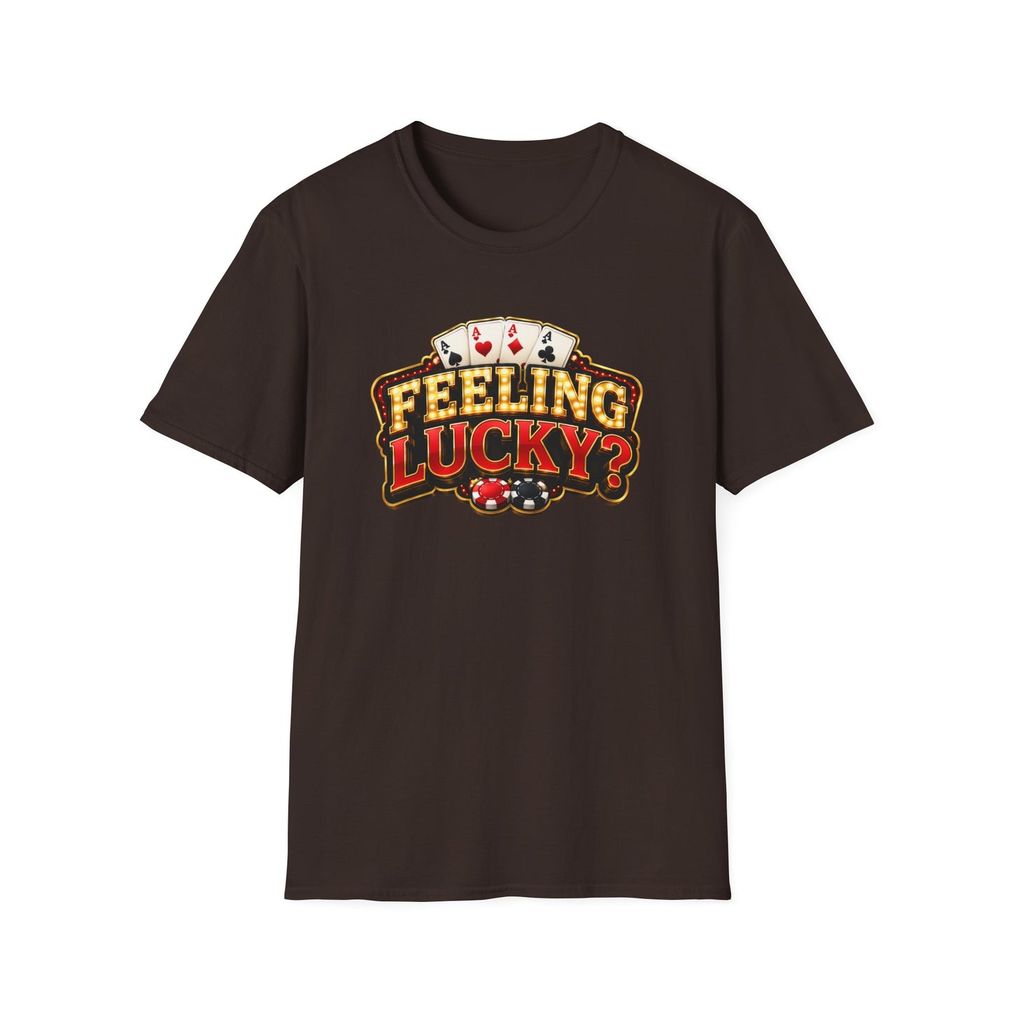 Feeling Lucky at the Tables | Casino Gambling T-Shirt