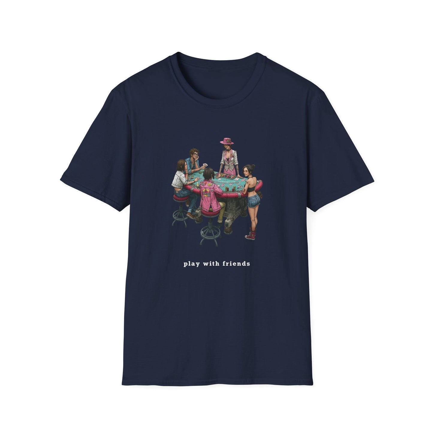 Play With Friends | Casino Gambling T-Shirt