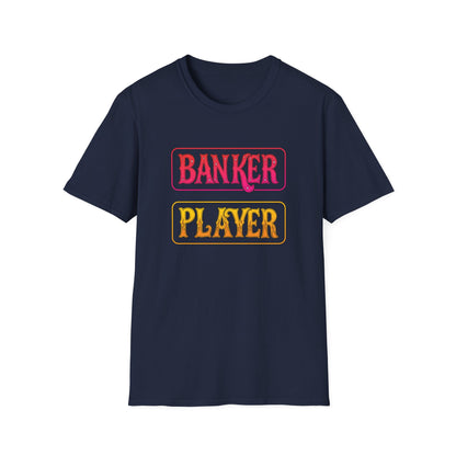 Banker Player Baccarat | Casino Gambling T-Shirt
