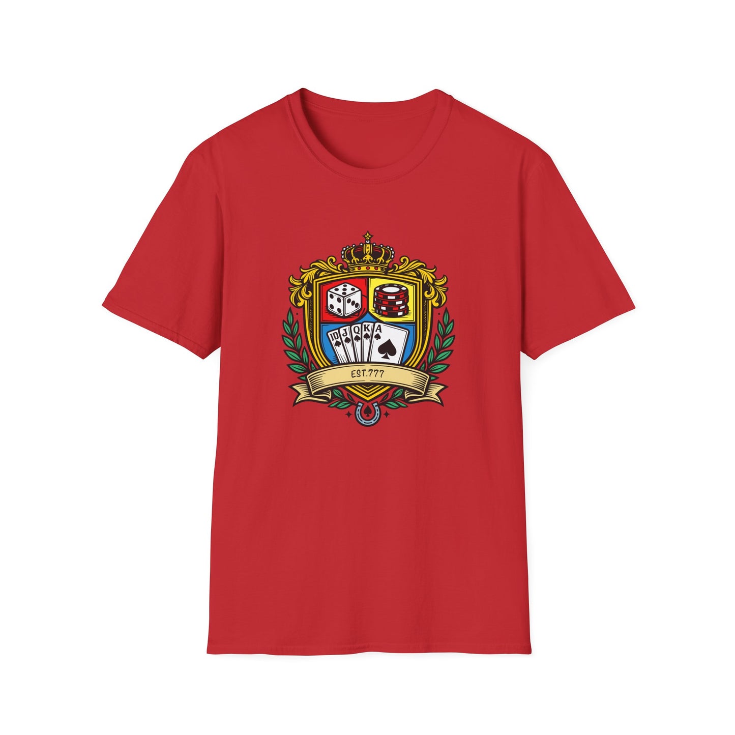 Gambler's Crest | Casino Gambling T-Shirt
