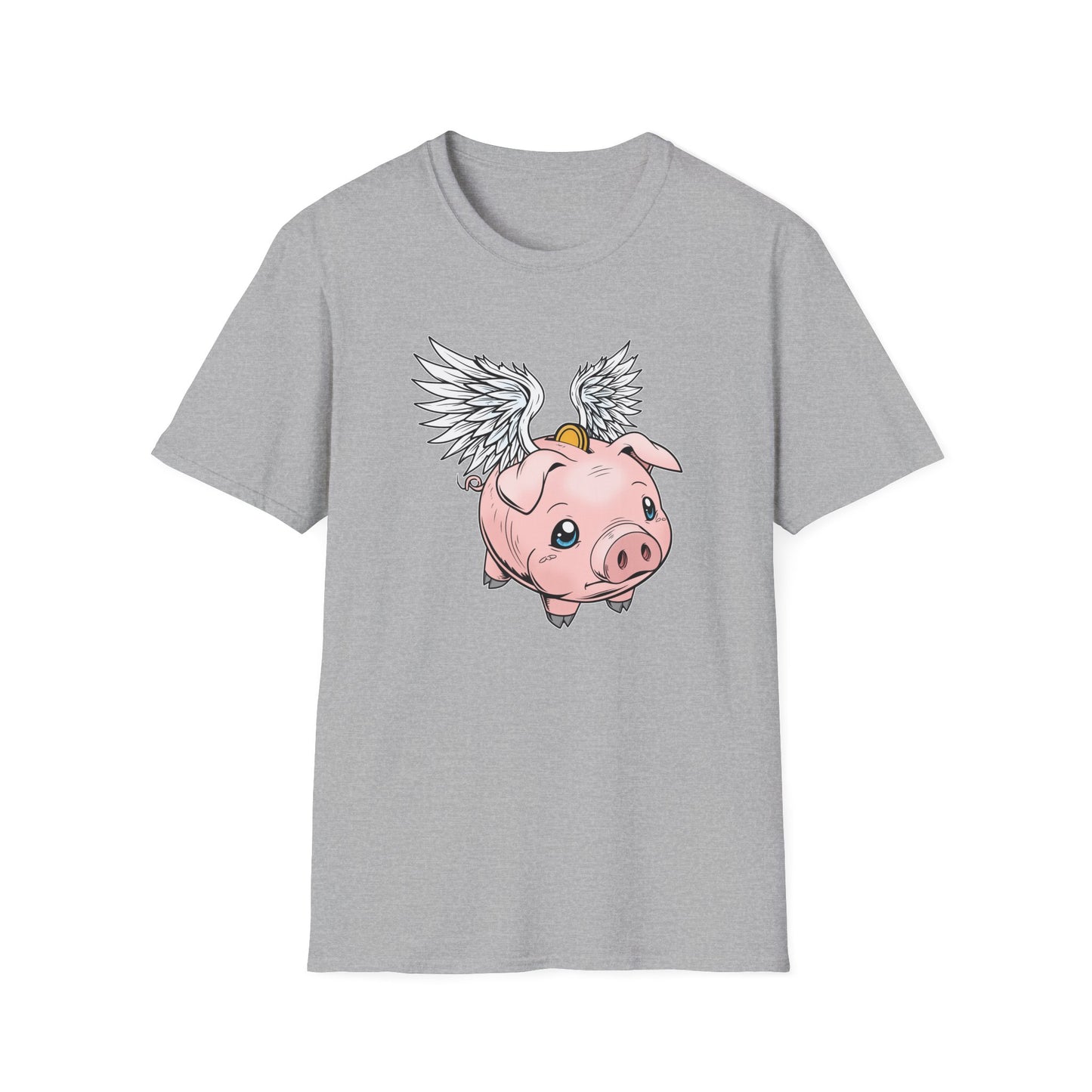 Flying Piggy Bank | Casino Gambling T-Shirt